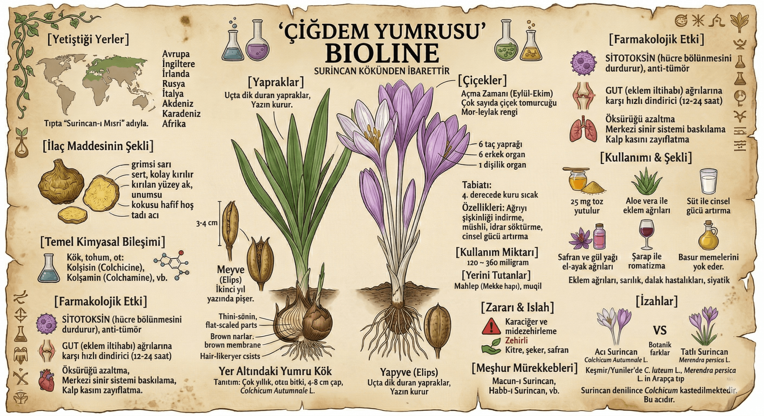 Çiğdem Yumrusu'nun Mucizevi Faydaları