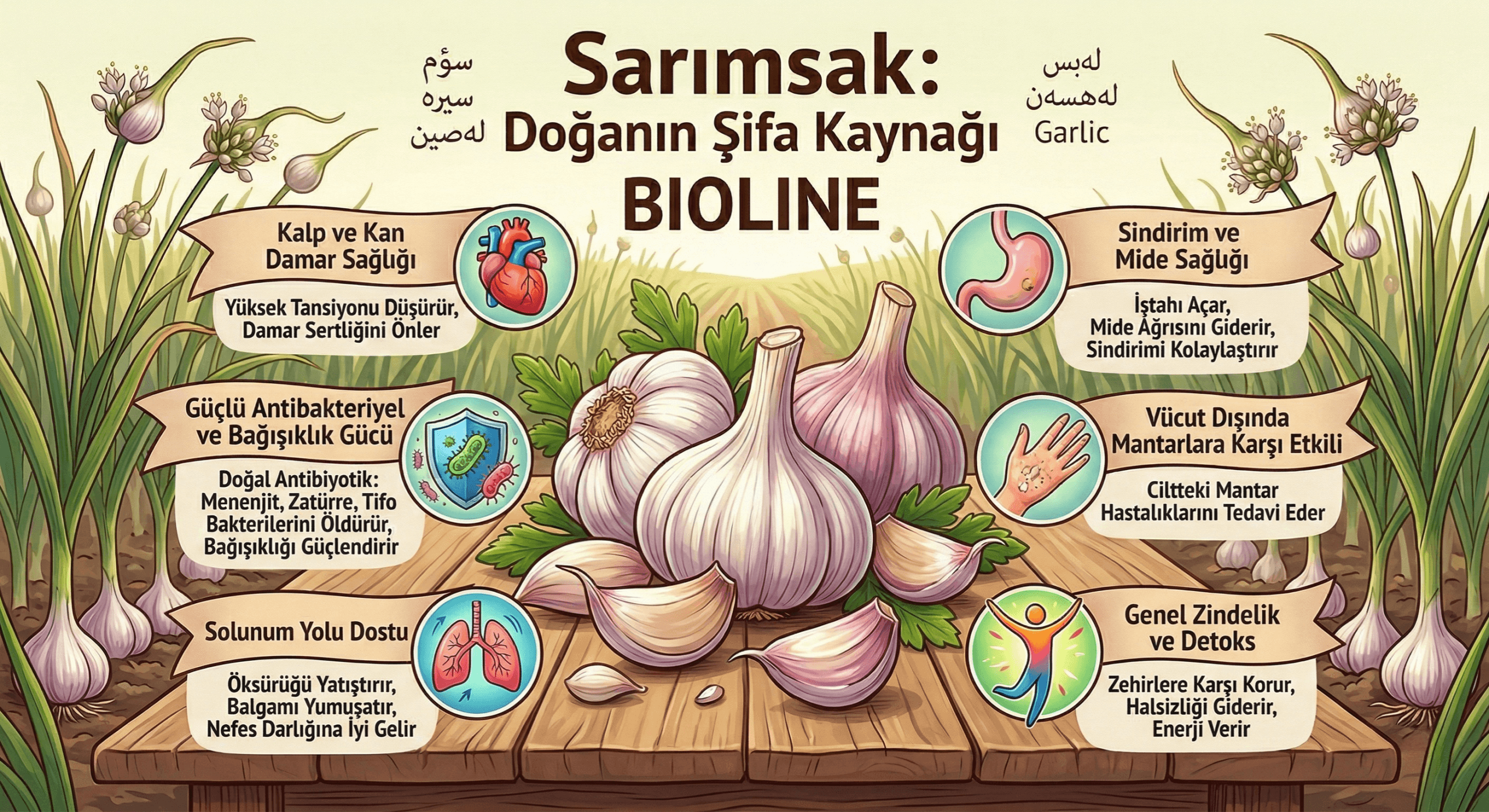 Sarımsak Soğanı'nın Mucizevi Faydaları